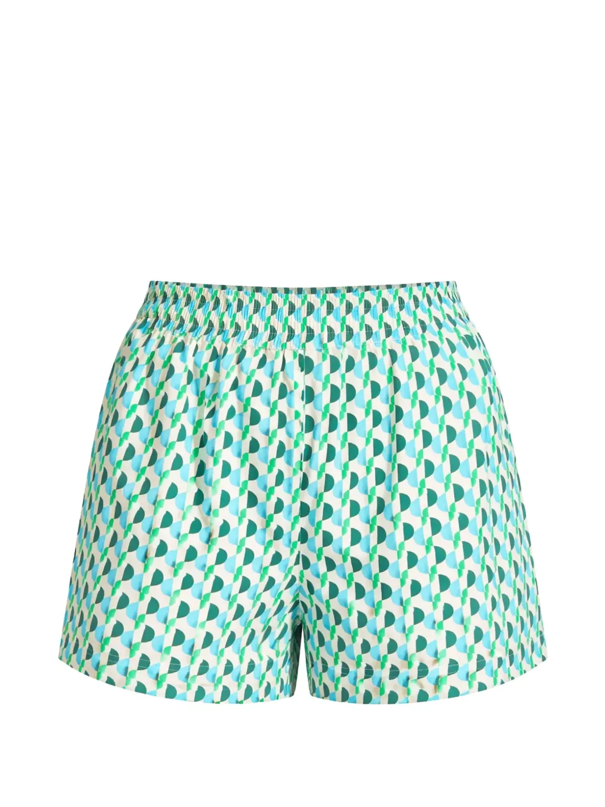 Seafolly ソレンツォ エラスティック柄ショートパンツ - グリーン - 画像1
