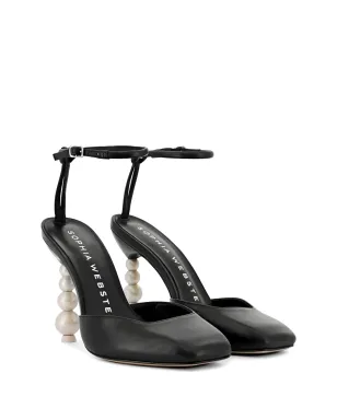 Sophia Webster pearl-embellished pumps - Black - サムネイル1