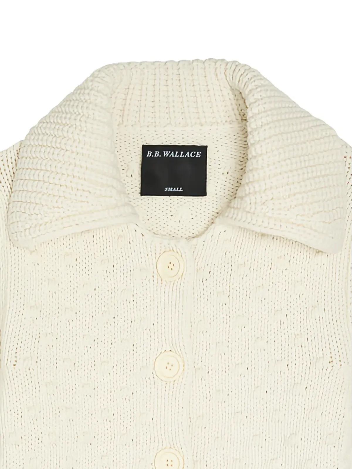 B.B. Walace Bourgeois長袖カーディガン - Neutrals - 画像2