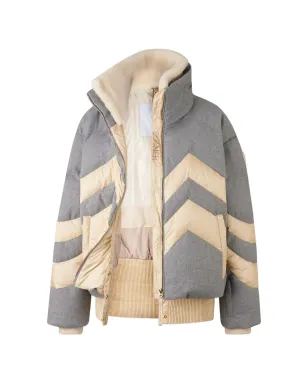 BOGNER Valea チェボン柄ダウンジャケット - サムネイル3