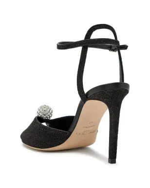 Jimmy Choo Sacora crystal-embellished sandals - Black - サムネイル2