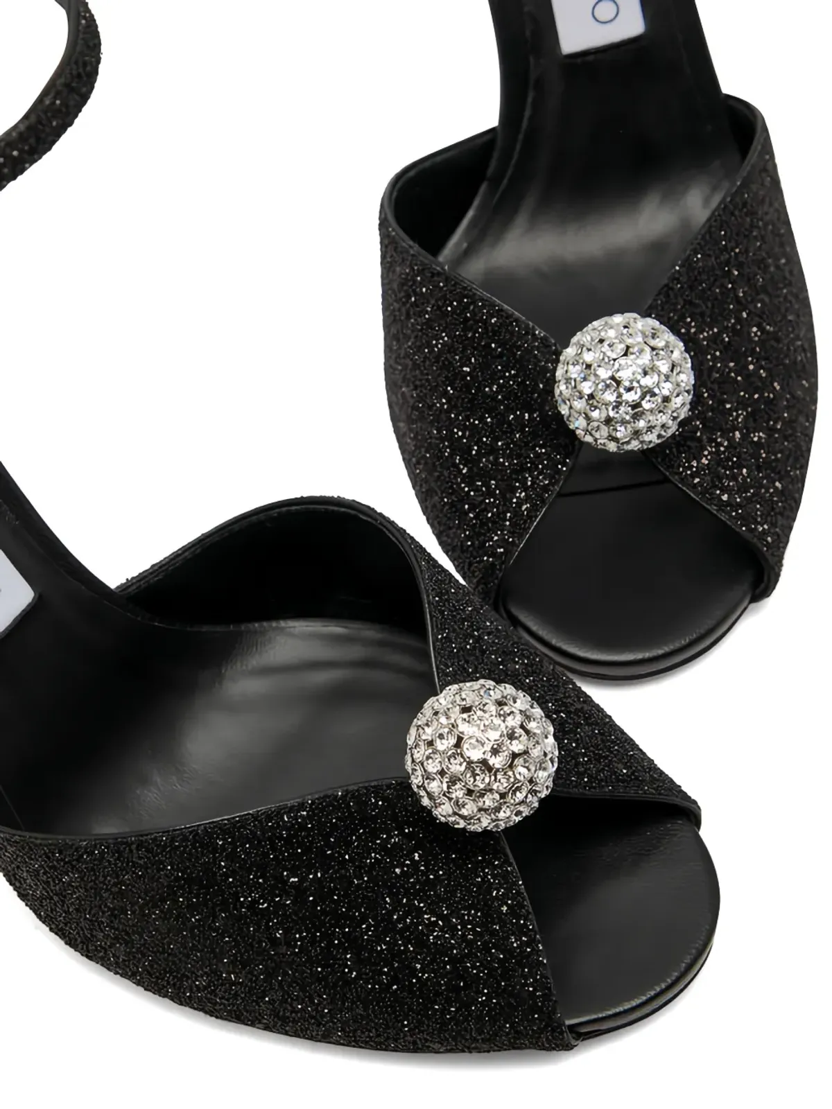 Jimmy Choo Sacora crystal-embellished sandals - Black - 画像4