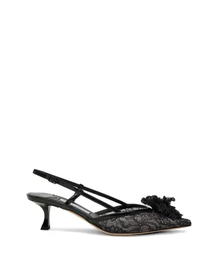 Jimmy Choo ミミ レースフラワー パンプス - サムネイル1