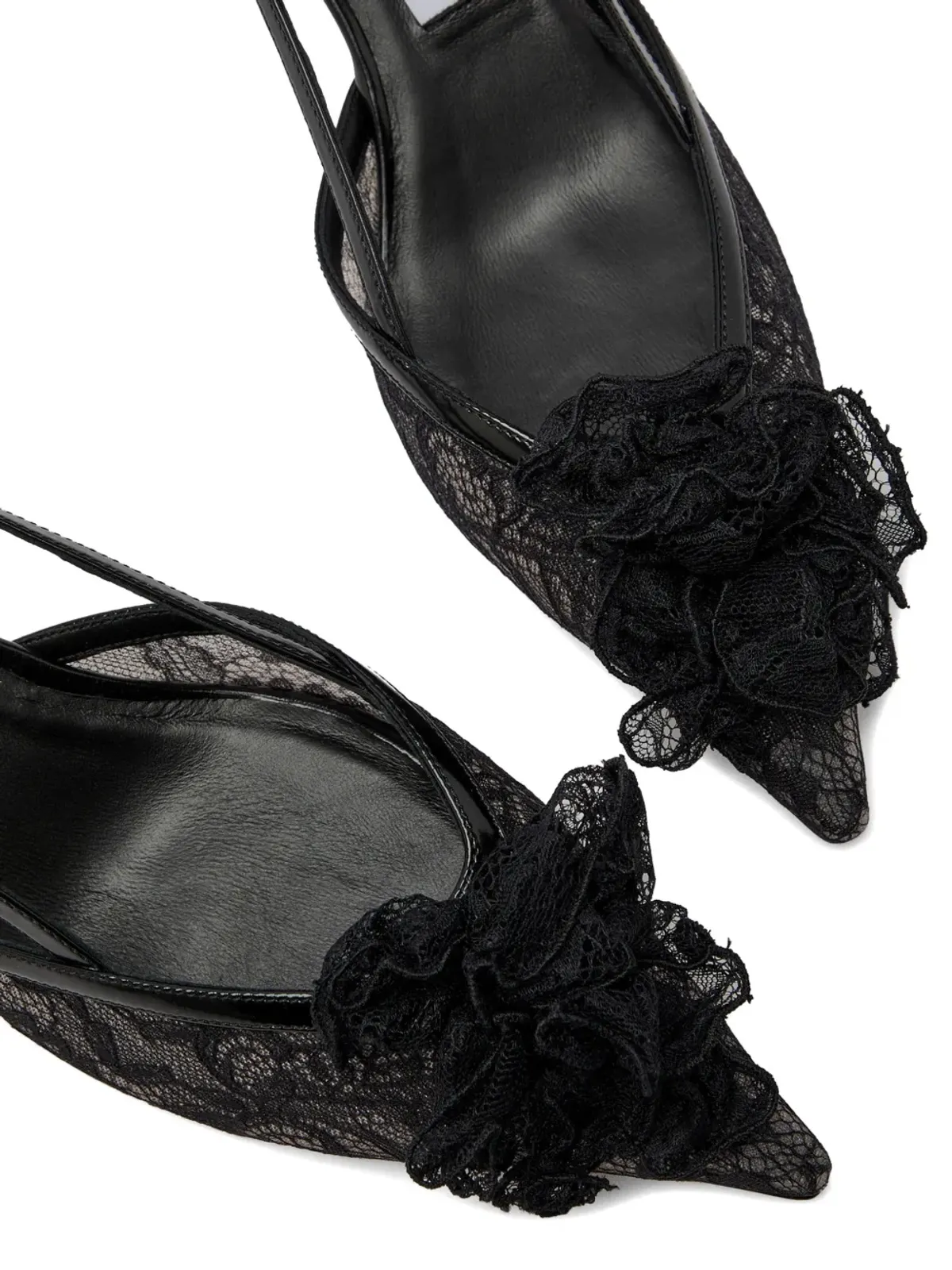Jimmy Choo ミミ レースフラワー パンプス - 画像4