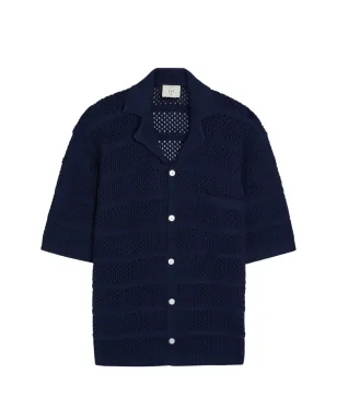 CHÉ Desiderio ニットシャツ - Blue - サムネイル1