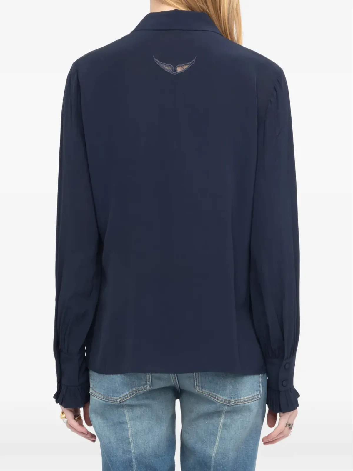 Zadig&Voltaire Thely フリルカフス長袖シャツ - 画像5