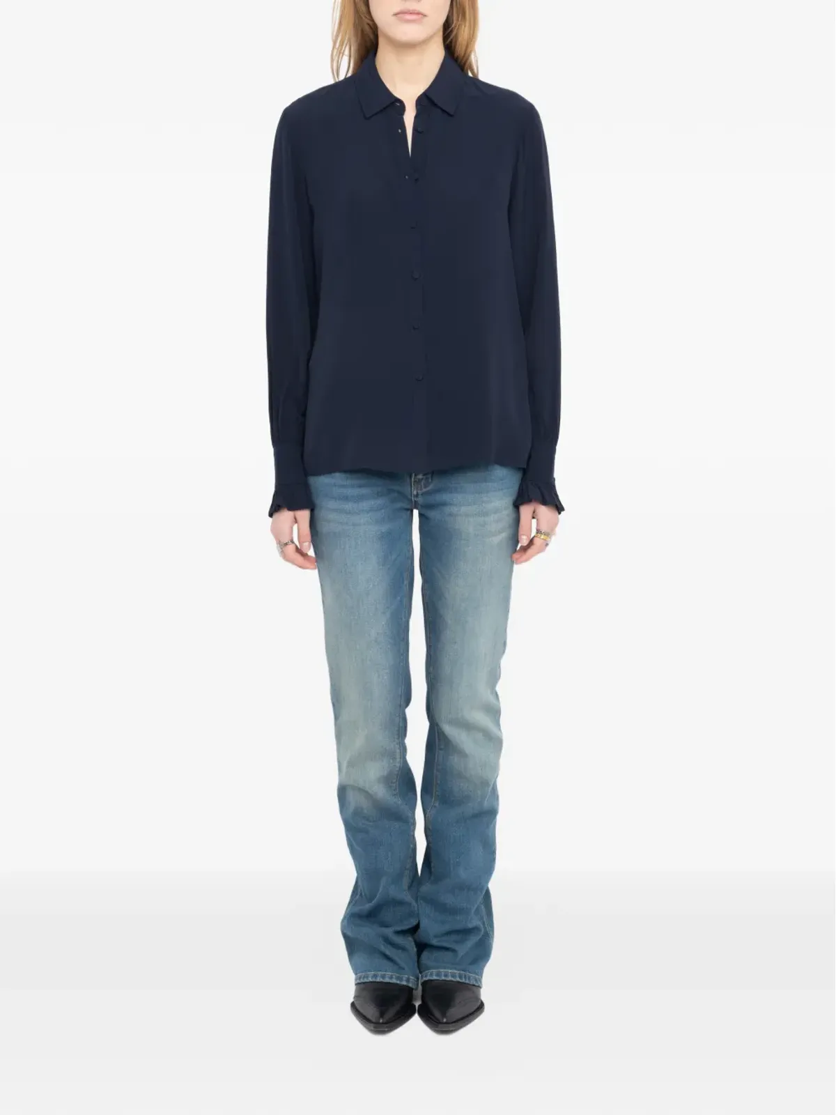 Zadig&Voltaire Thely フリルカフス長袖シャツ - 画像2
