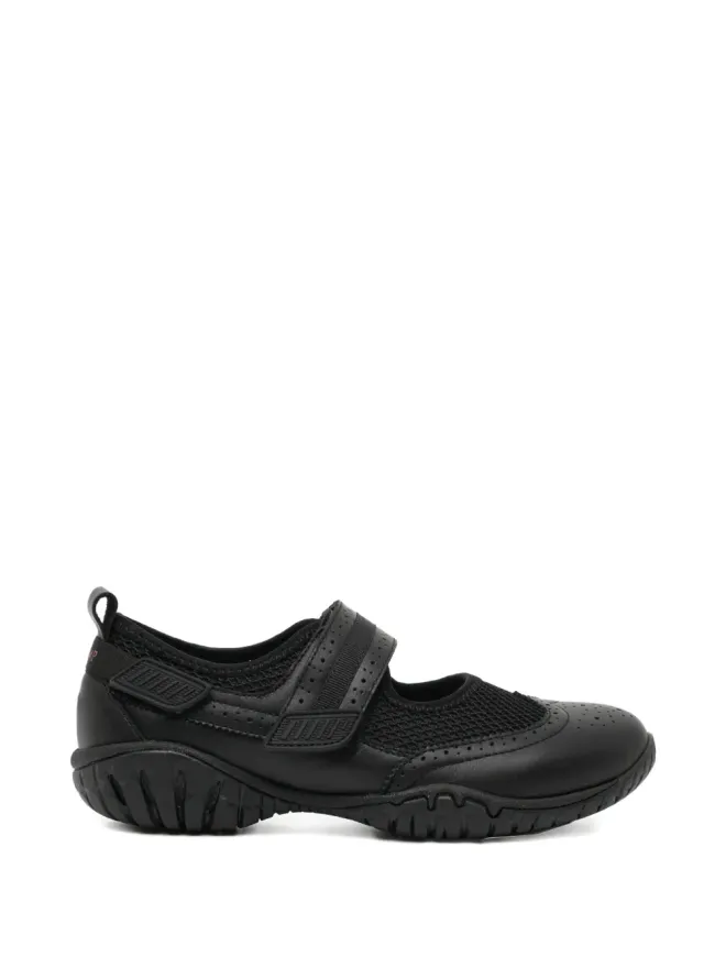 COTEMP COTEMP perforated strap ballet flats - Blackの商品画像
