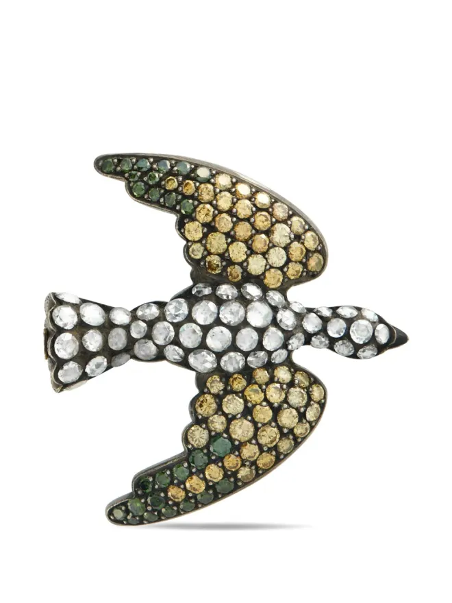 LB Exclusive LB Exclusive ダイヤモンド鳩モチーフ ブローチの商品画像