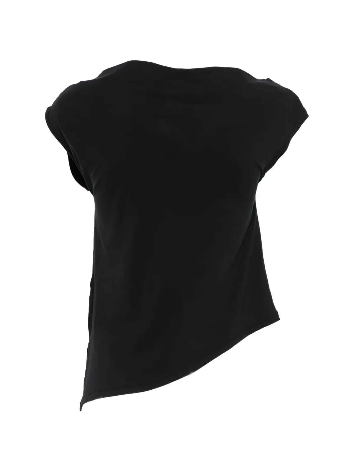 ALPHA STUDIO アシンメトリックトップ - ブラック - 画像2