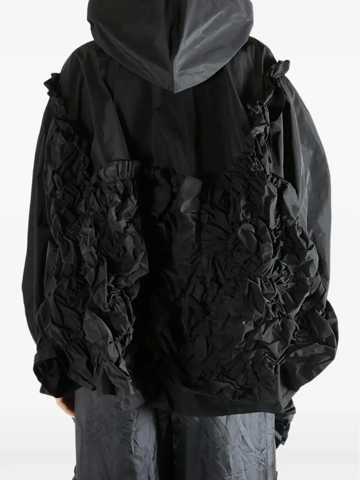 Comme des Garçons TAO ラッフルフードジャケット - 画像4