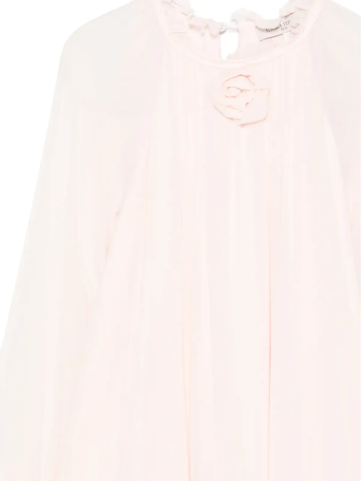 Alberta Ferretti Kids フリル花柄ドレス - 画像3
