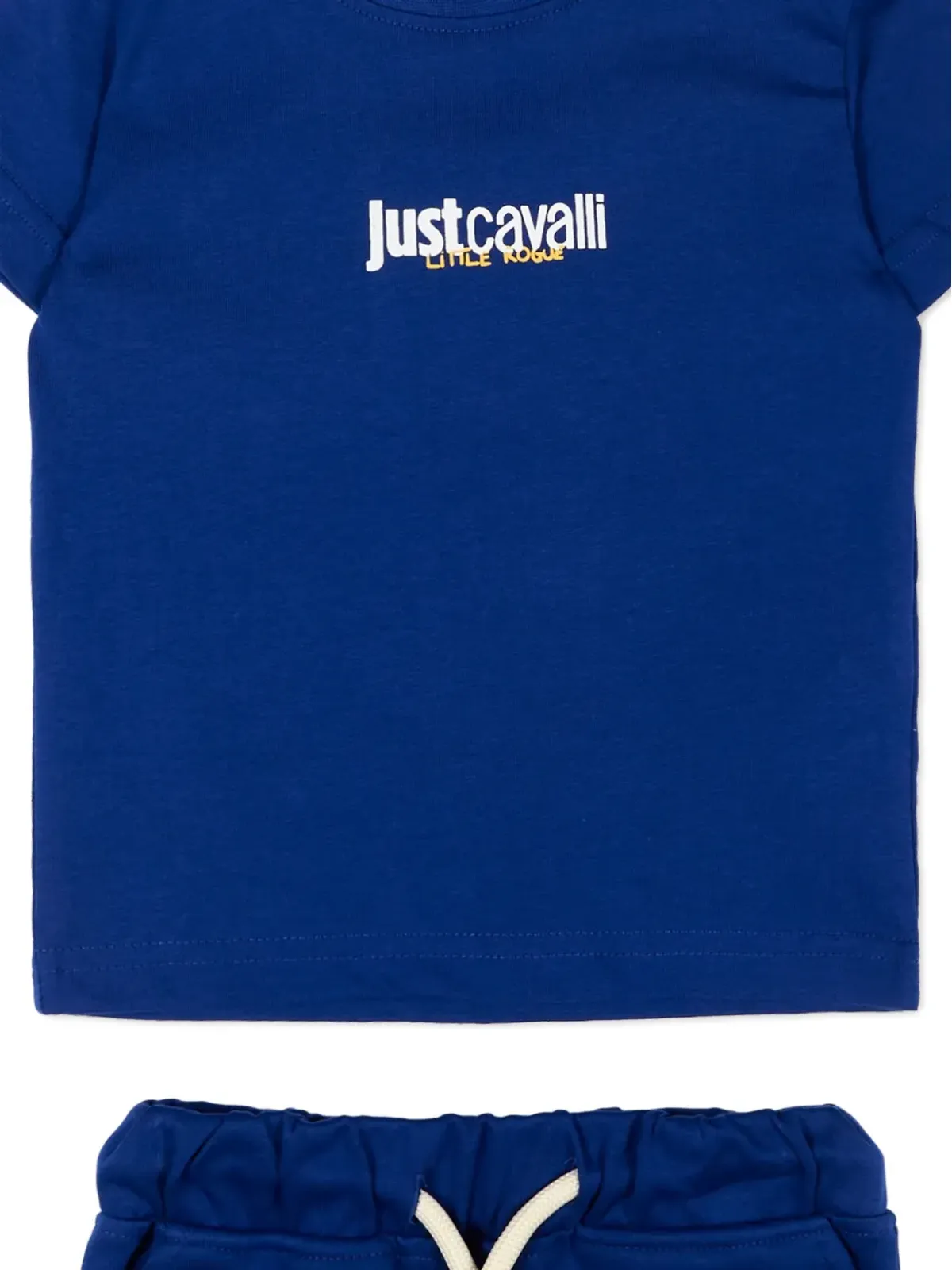 Just Cavalli Kids ロゴTシャツとショーツセット - ブルー - 画像3