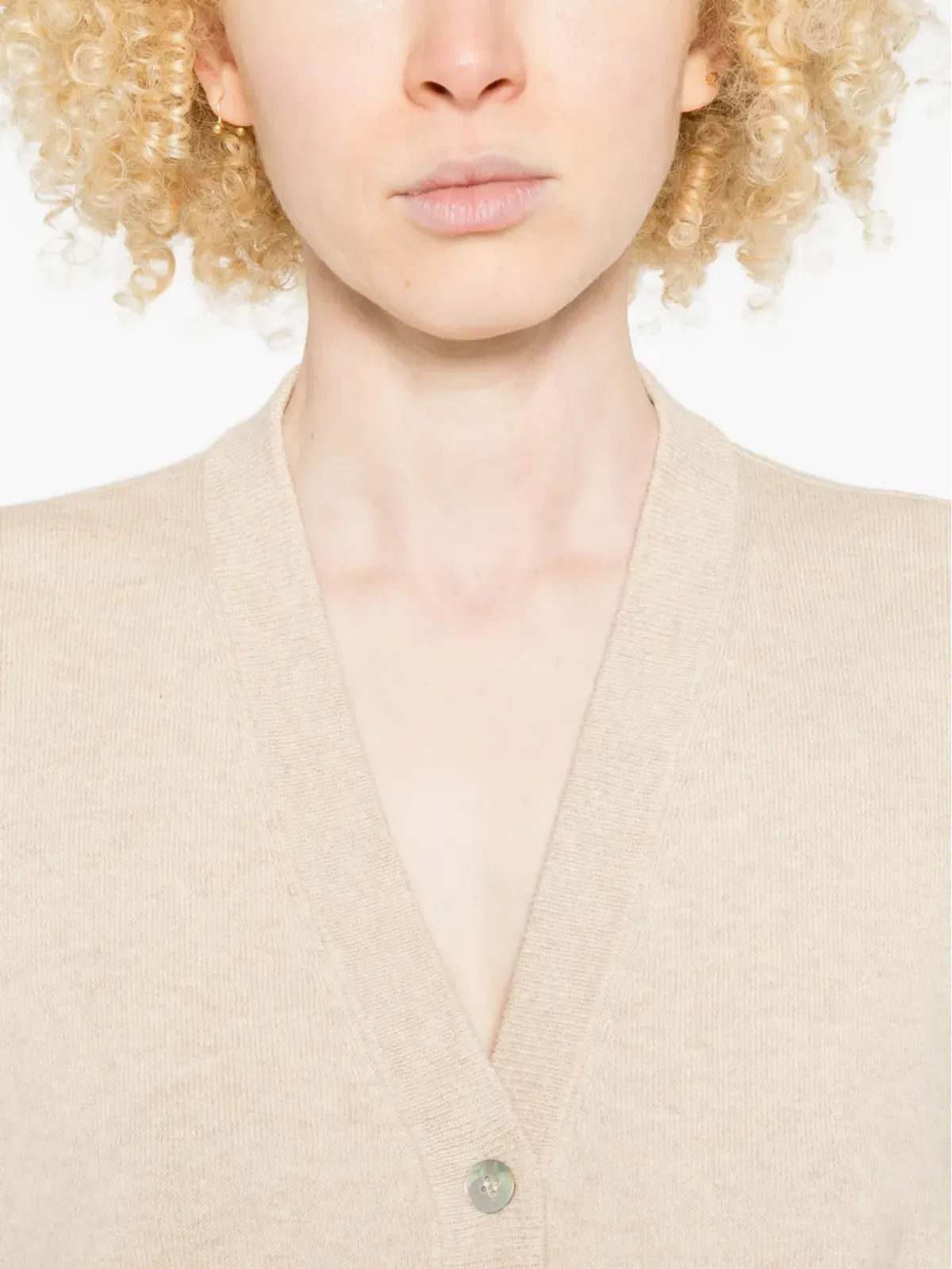 absolut cashmere Vネック ボタン付き カーディガン - 画像5
