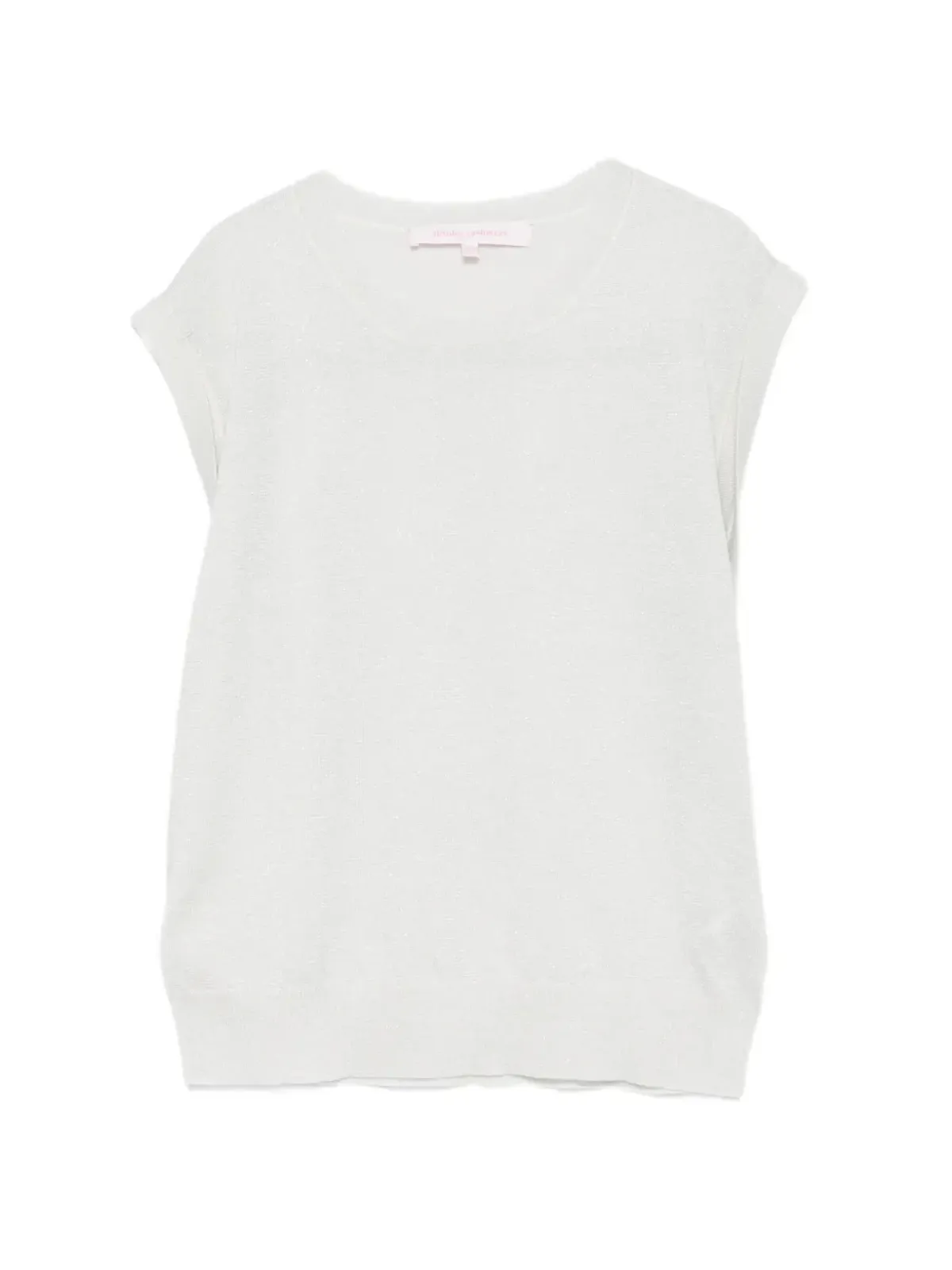 absolut cashmere Naomi glitter knitted top - 画像1