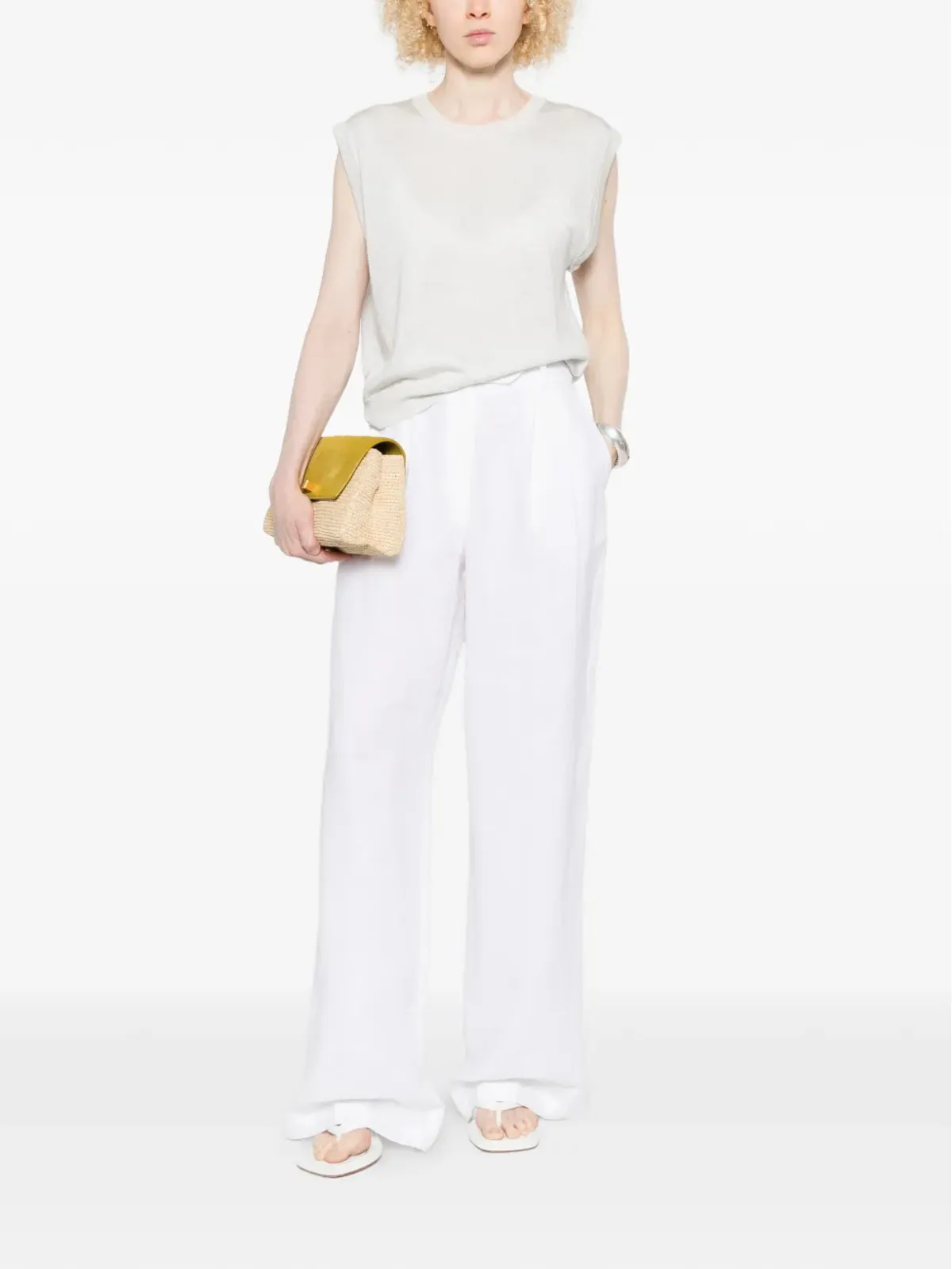 absolut cashmere Naomi glitter knitted top - 画像2