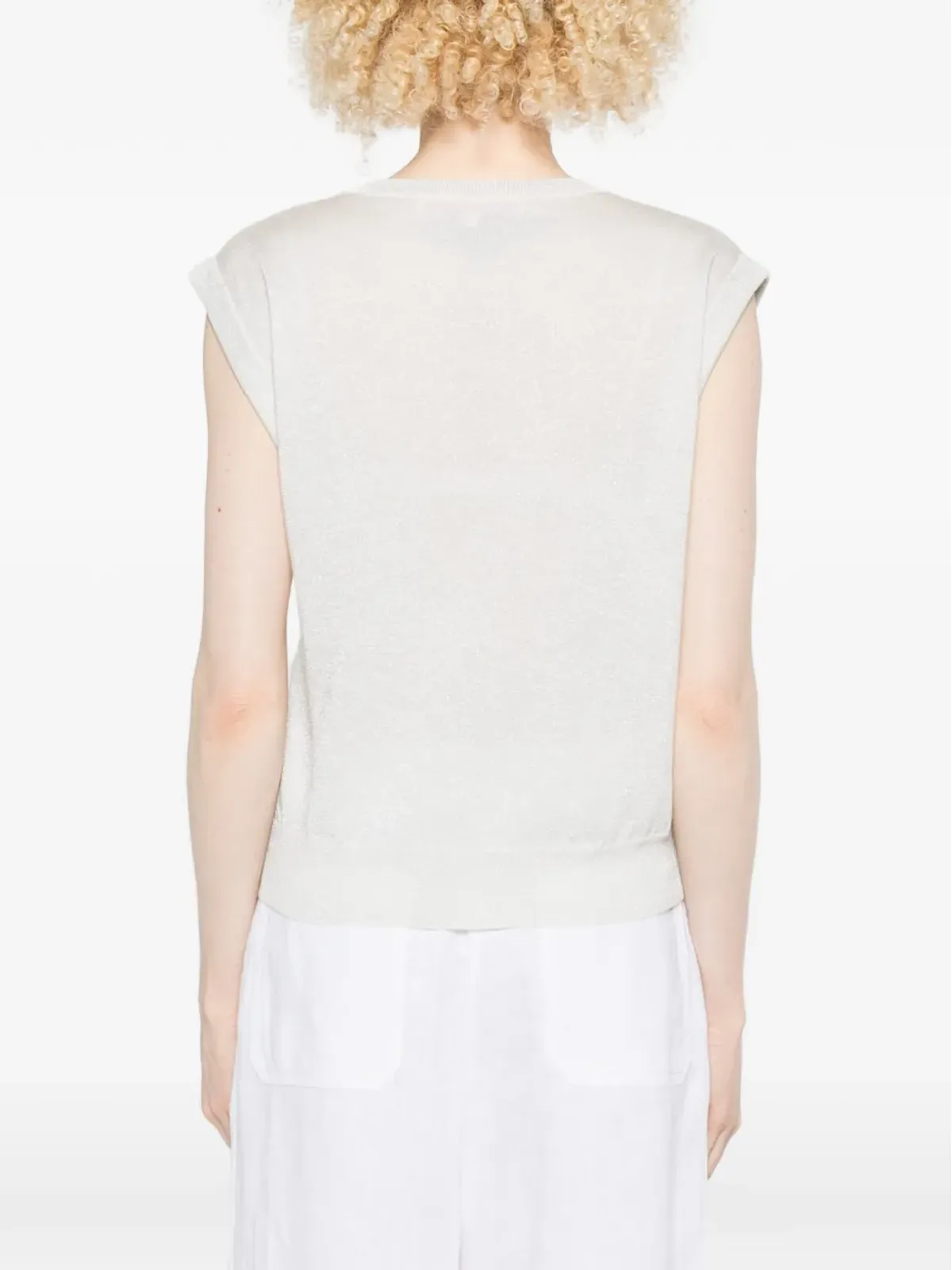 absolut cashmere Naomi glitter knitted top - 画像4