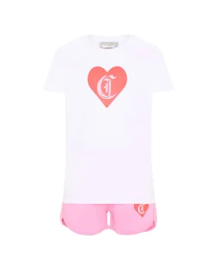 Just Cavalli Kids コットンのトラックスーツ - ホワイト - サムネイル1