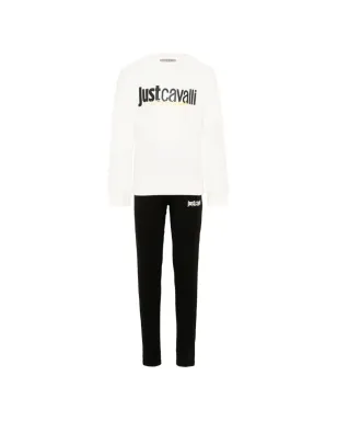 Just Cavalli Kids ロゴプリント トラックスーツ - サムネイル1