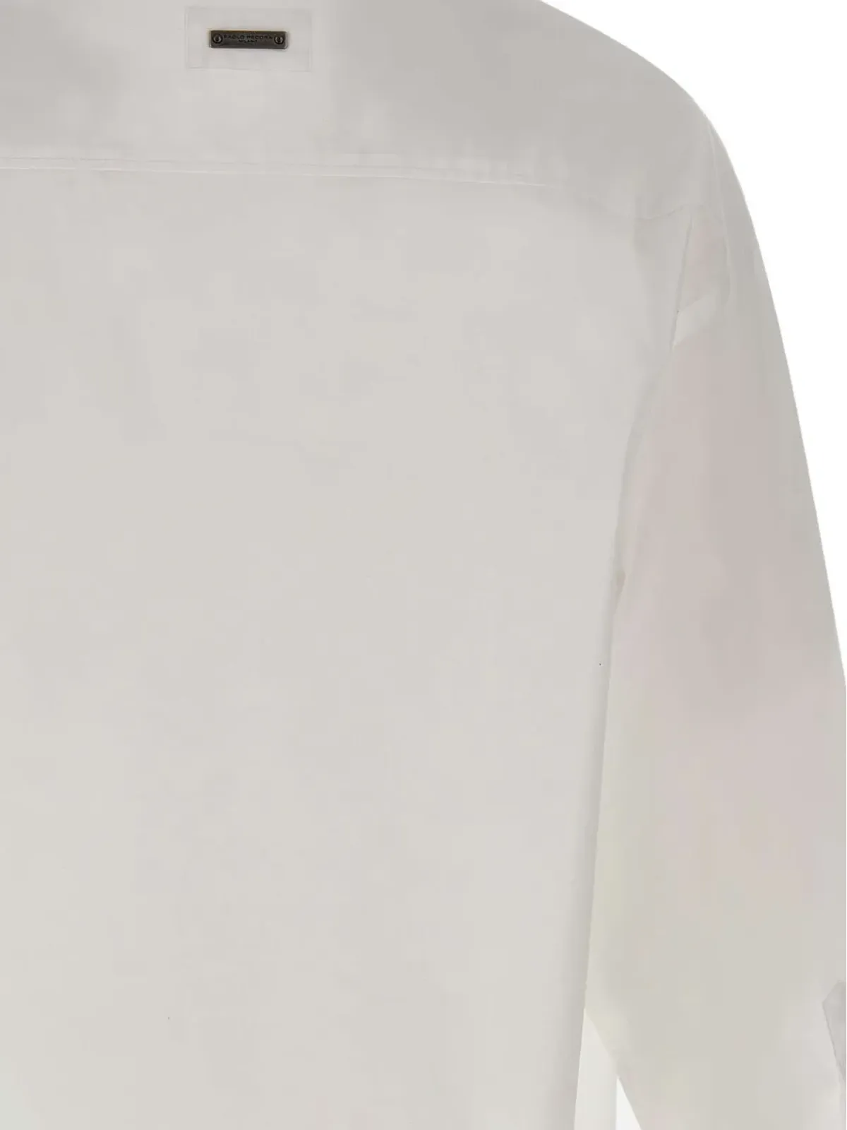 Paolo Pecora 長袖パッチポケットシャツ - White - 画像5