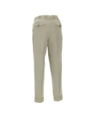 PT Torino ボタン留めフラップポケットパンツ - グリーン - サムネイル5