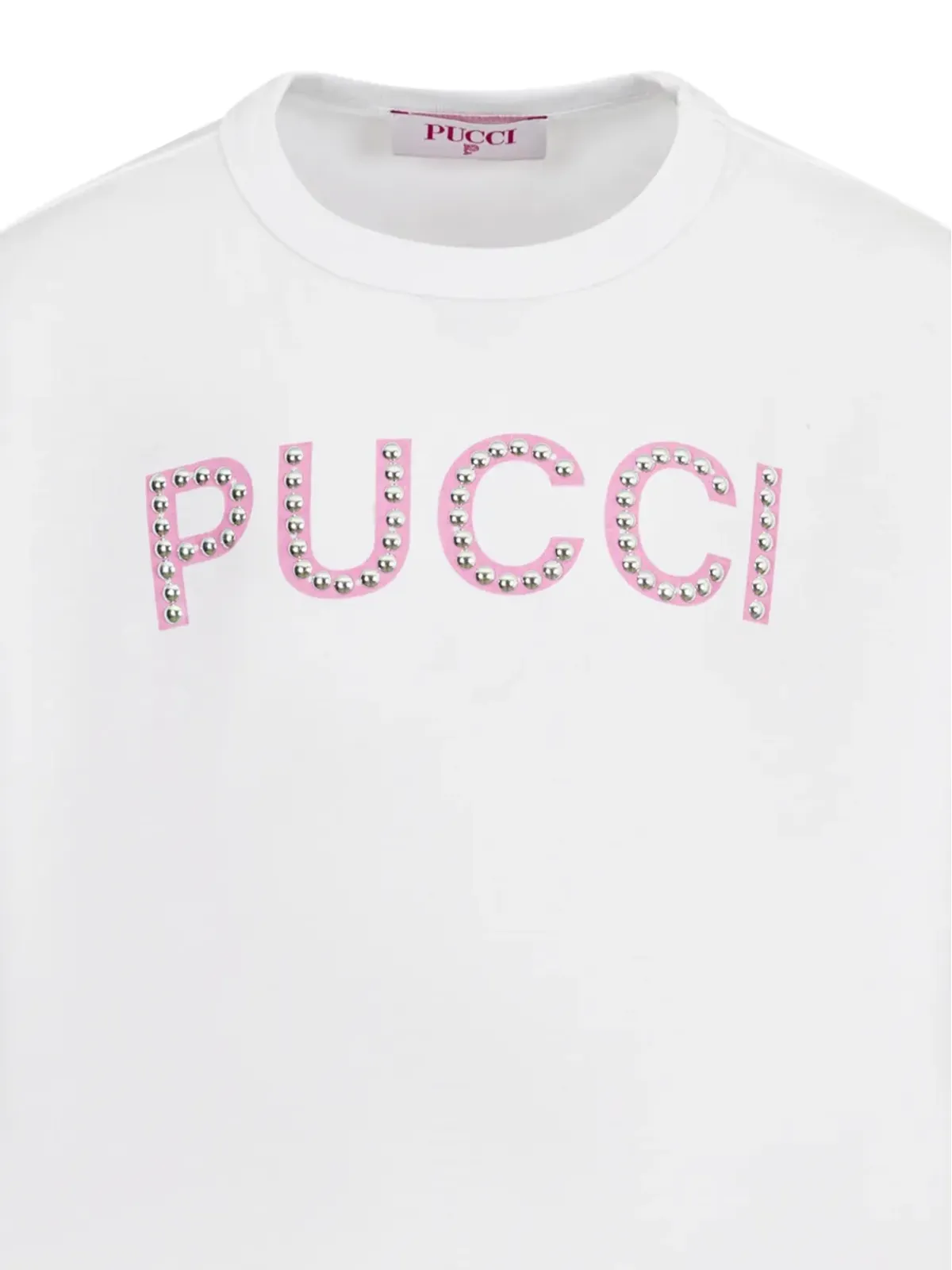 PUCCI Junior スタッズ付きTシャツ - 画像2