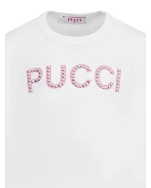 PUCCI Junior スタッズ付きTシャツ - サムネイル2