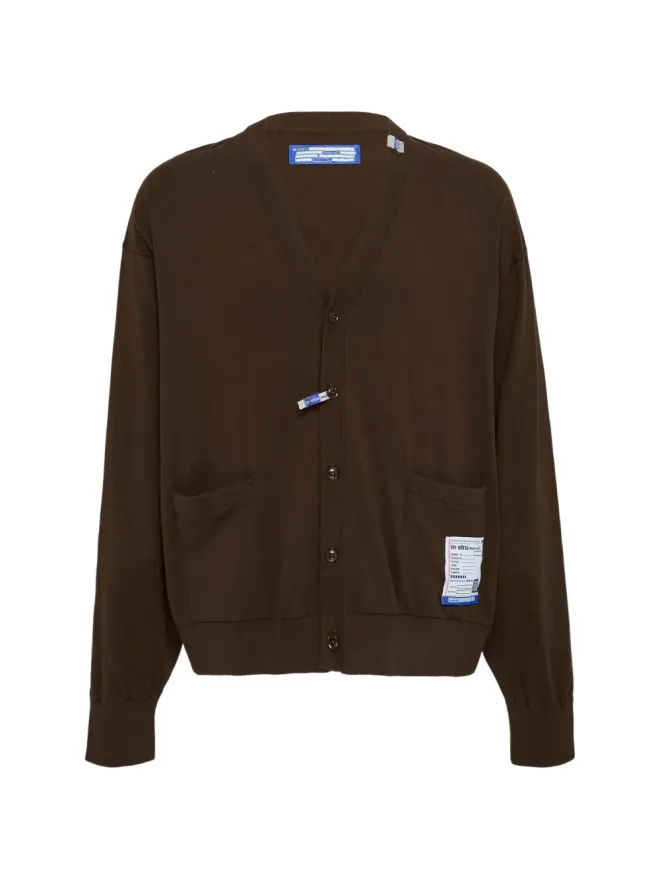 Maison MIHARA YASUHIRO Maison MIHARA YASUHIRO Vネックカーディガン - Brownの商品画像