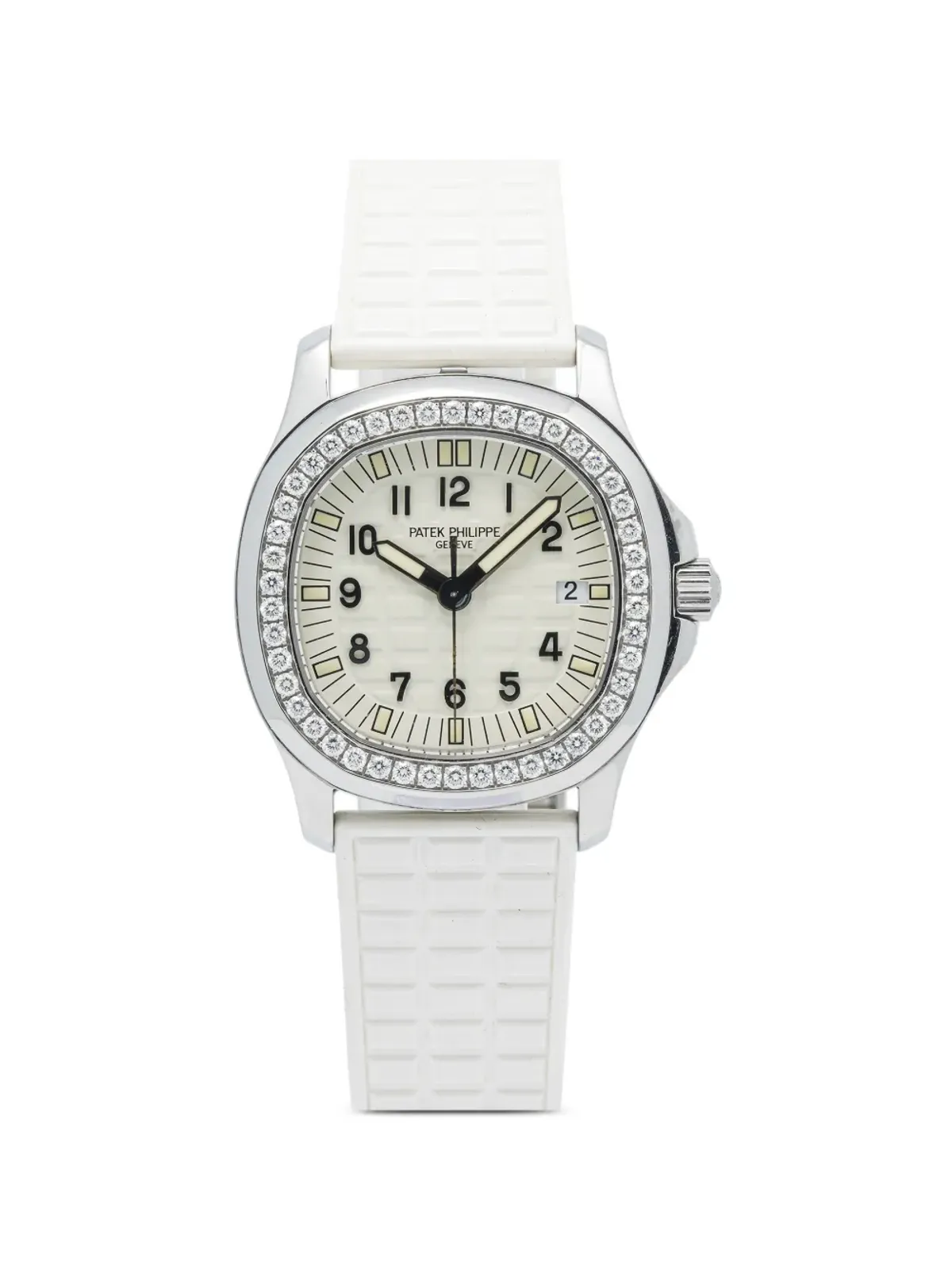 Patek Philippe ビンテージ Aquanaut Luce ダイヤモンド 34mm ウォッチ - ホワイト - 画像1