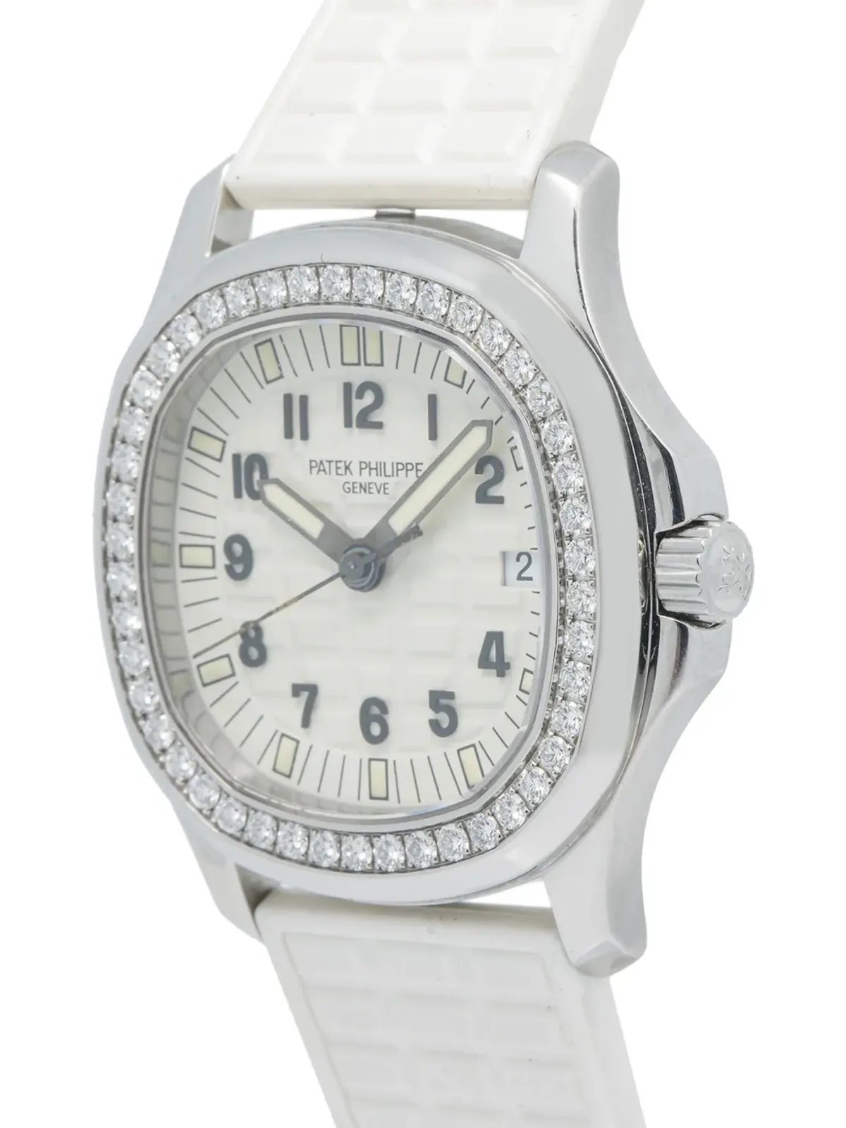 Patek Philippe ビンテージ Aquanaut Luce ダイヤモンド 34mm ウォッチ - ホワイト - 画像2