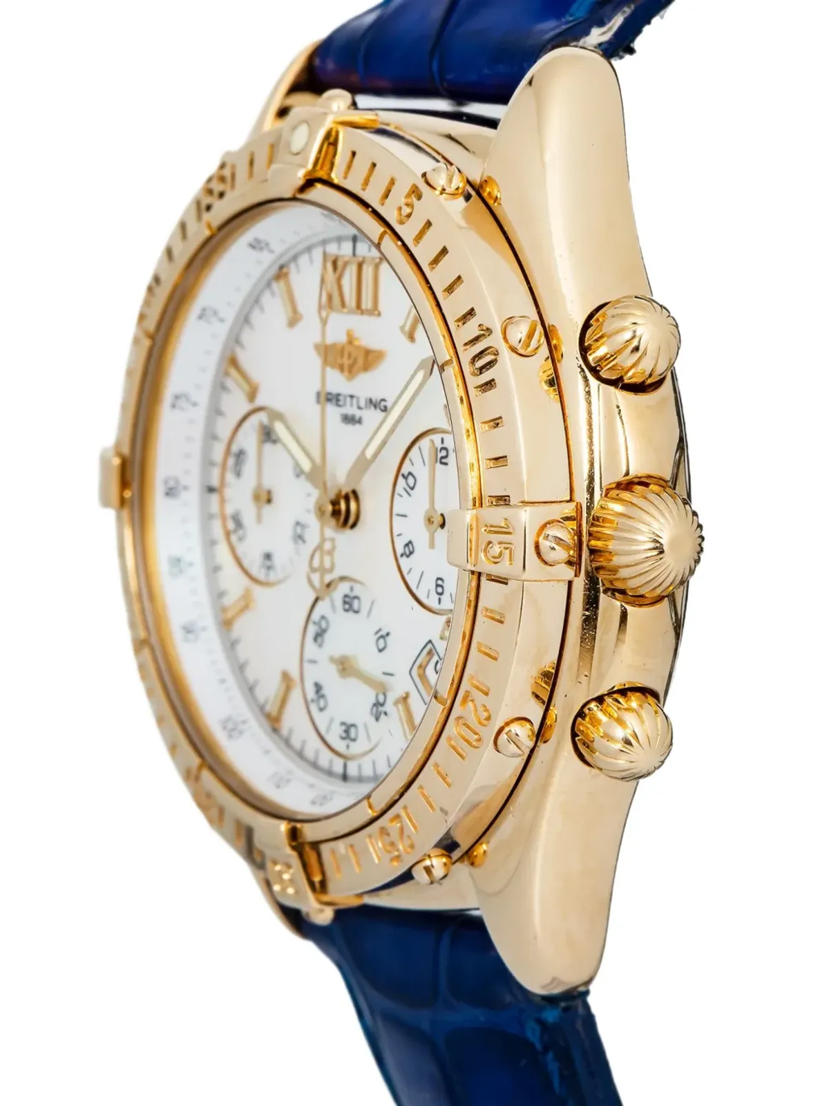 Breitling マザーオブパール クロノグラフ 腕時計 - 画像2