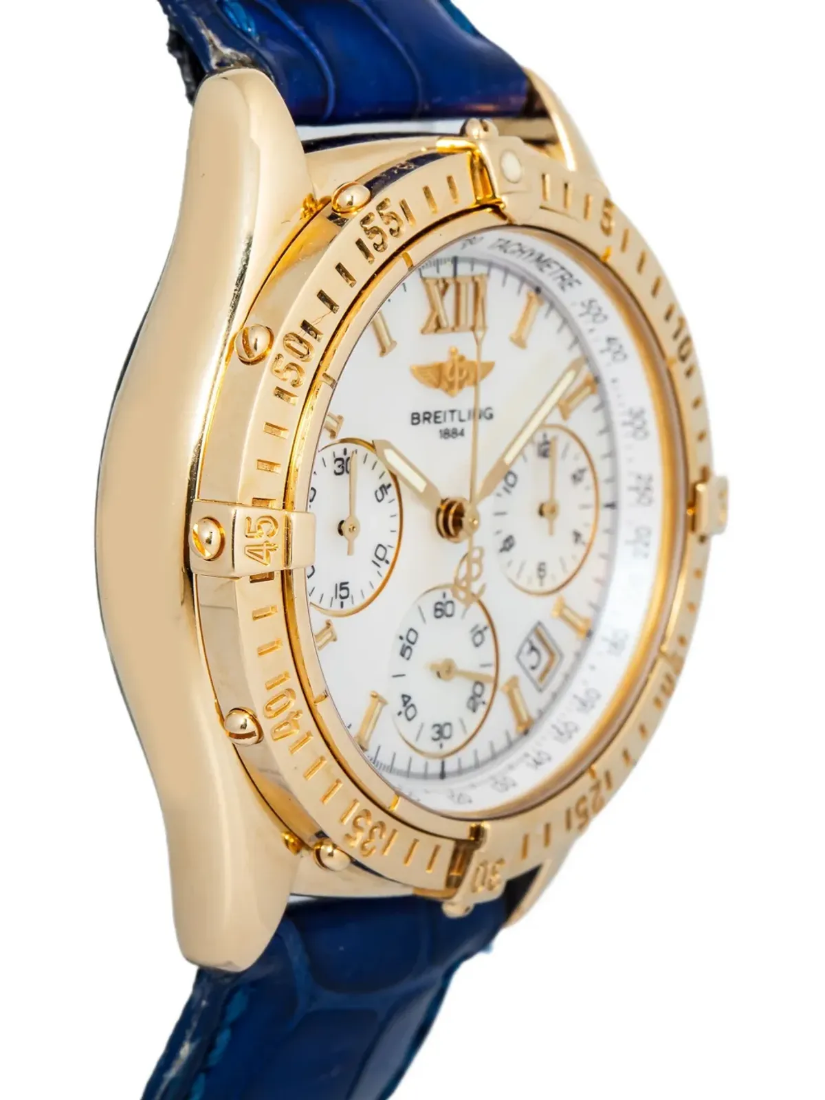 Breitling マザーオブパール クロノグラフ 腕時計 - 画像4