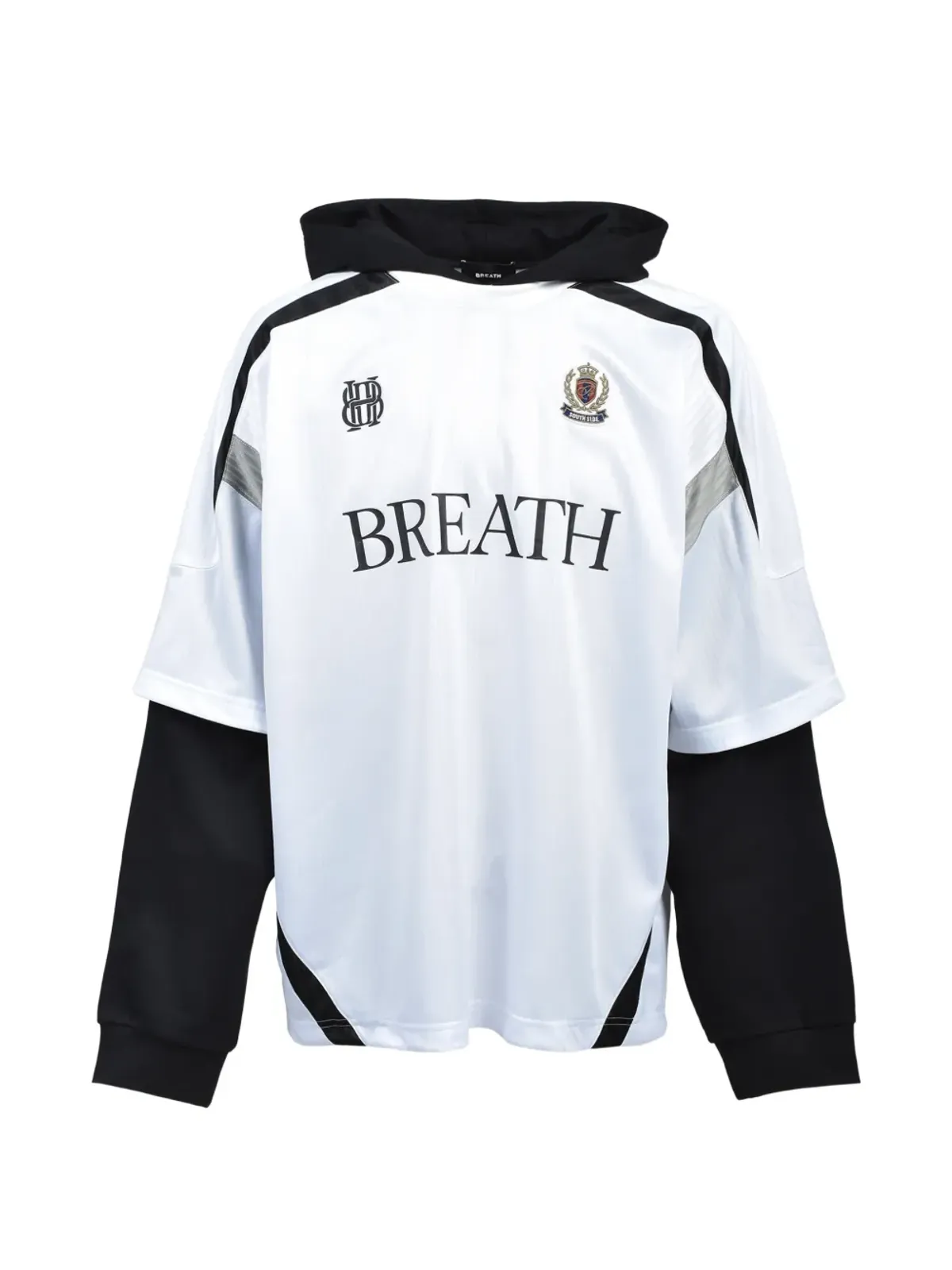 BREATH レイヤード ロゴ フーディー - 画像1