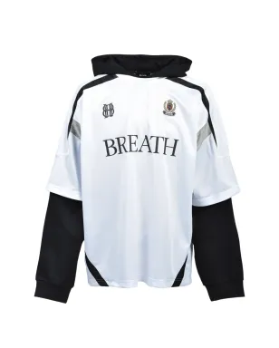 BREATH レイヤード ロゴ フーディー - サムネイル1