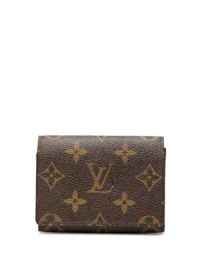 Louis Vuitton Pre-Owned Louis Vuitton Pre-Owned 2005 Monogram Envelope Carte De Visite card holder - Brownの商品画像