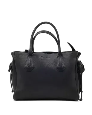 Longchamp ペネロペ レザー トートバッグ - ブラック - サムネイル1