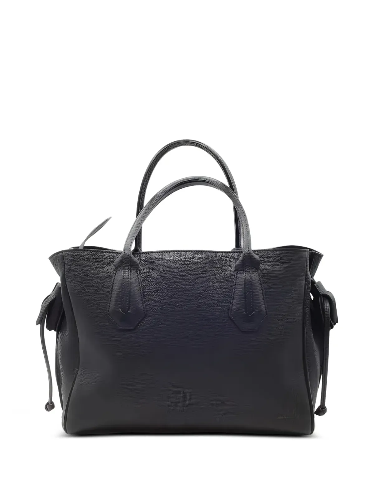 Longchamp ペネロペ レザー トートバッグ - ブラック - 画像2