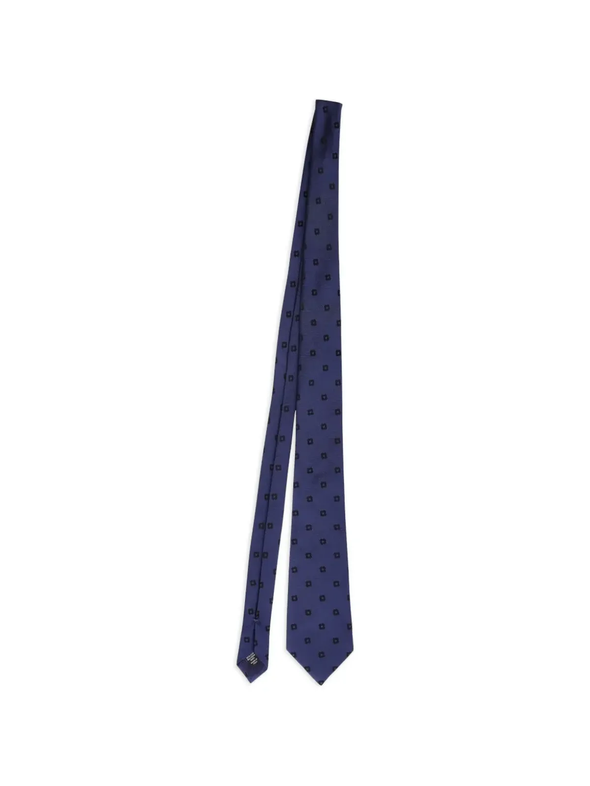 Ermenegildo Zegna Vintage 花柄シルクネクタイ - ブルー - 画像1