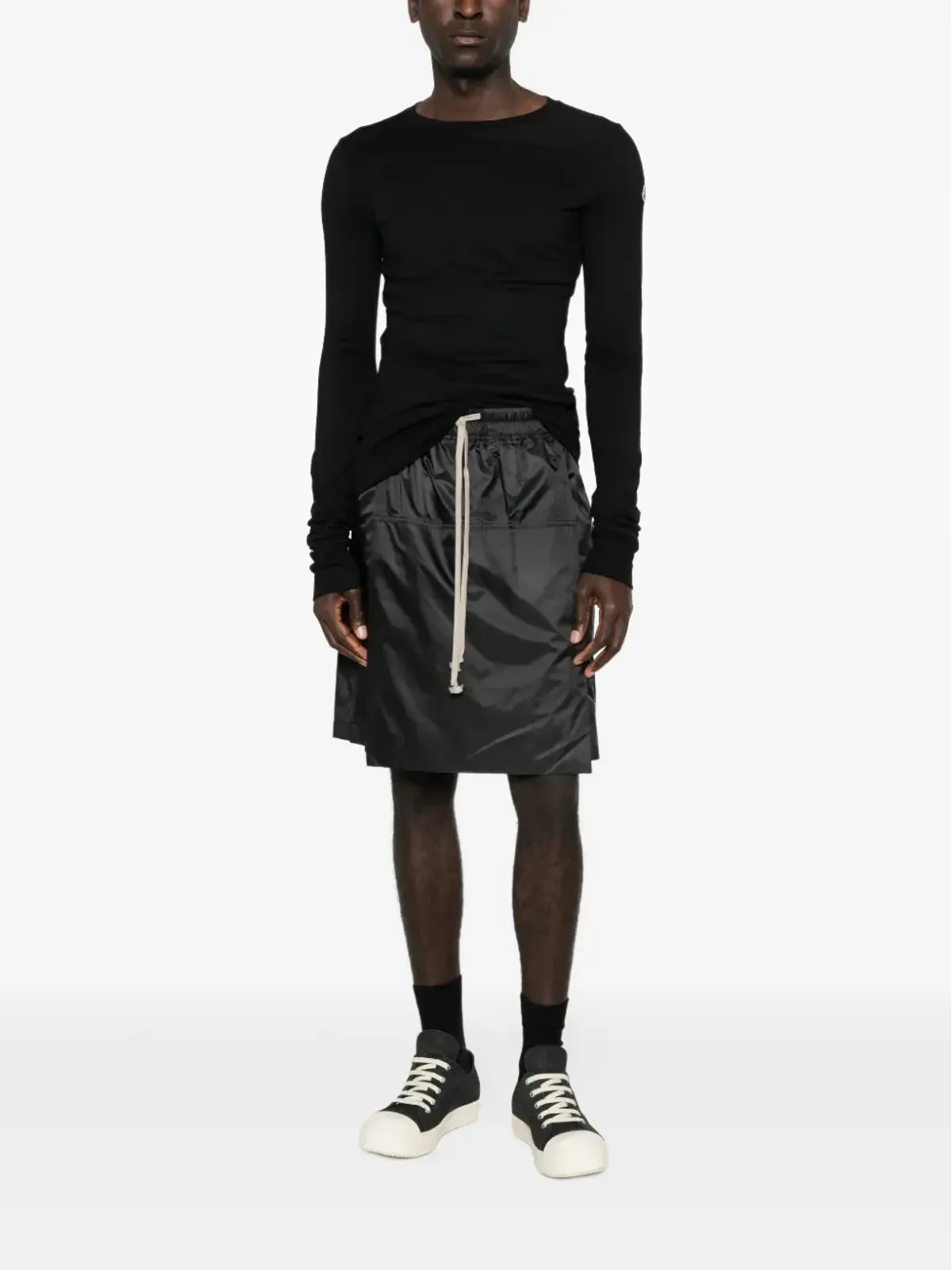 Moncler + Rick Owens キルト風ドローコードショーツ - 画像2