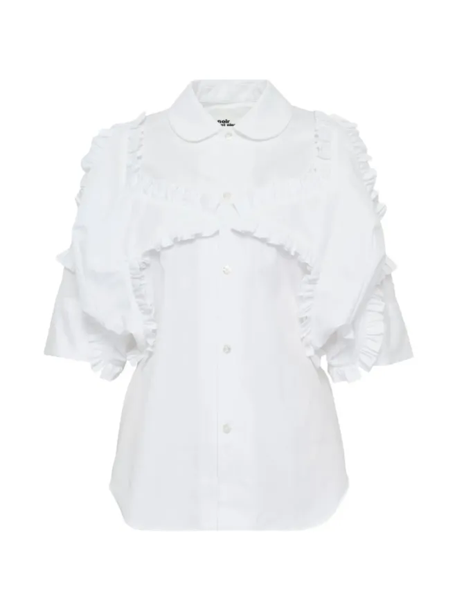 Noir Kei Ninomiya Noir Kei Ninomiya フリル付きコットンシャツの商品画像