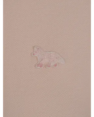 Maison Kitsuné ロゴ刺繍ポロシャツ - ピンク - サムネイル3