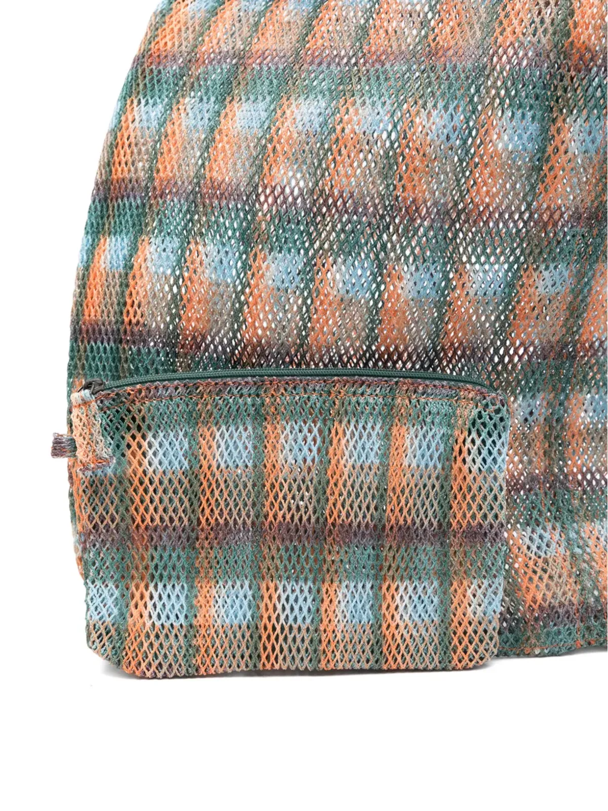 Épice ウダイプール チェック柄 トートバッグ - オレンジ - 画像4