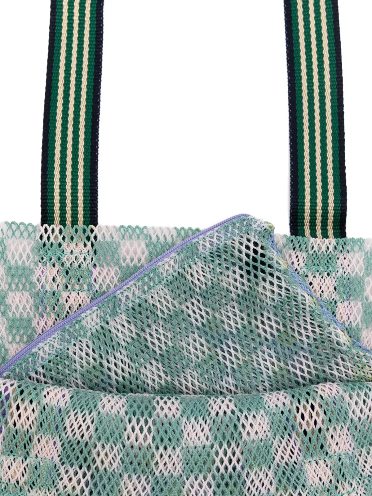 Épice Kanpurストライプトートバッグ - 画像5