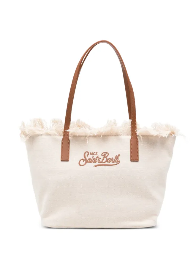 MC2 Saint Barth MC2 Saint Barth City fringed-trim ミディアム トートバッグの商品画像