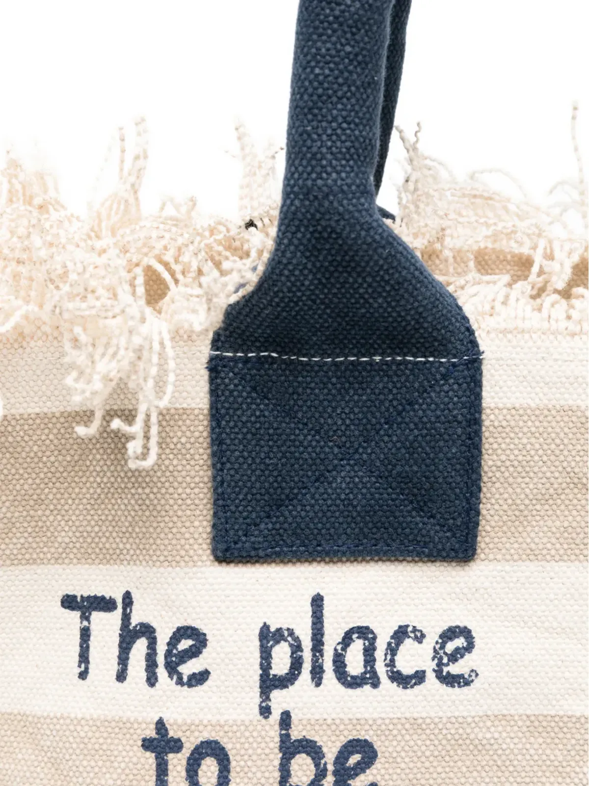 MC2 Saint Barth Vanity striped fringed tote bag - Vanityストライプフリンジ トートバッグ - 画像4
