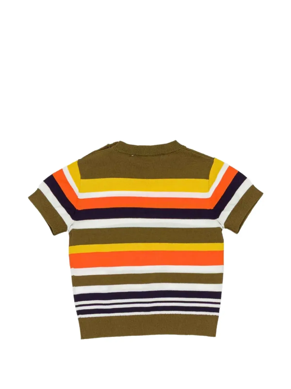 Manuel Ritz Kids ストライプTシャツ ブラウン - 画像2