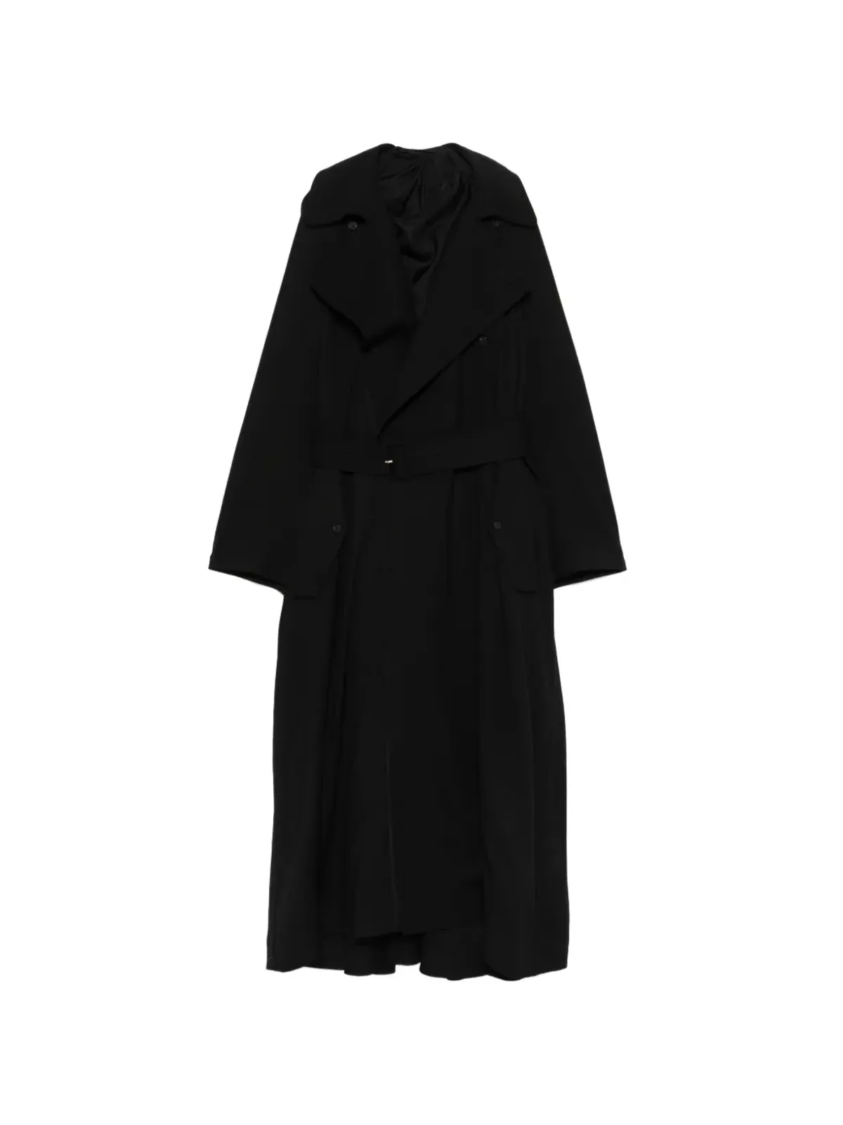 Carven ダブルブレスト ベルト付きコート - 画像1