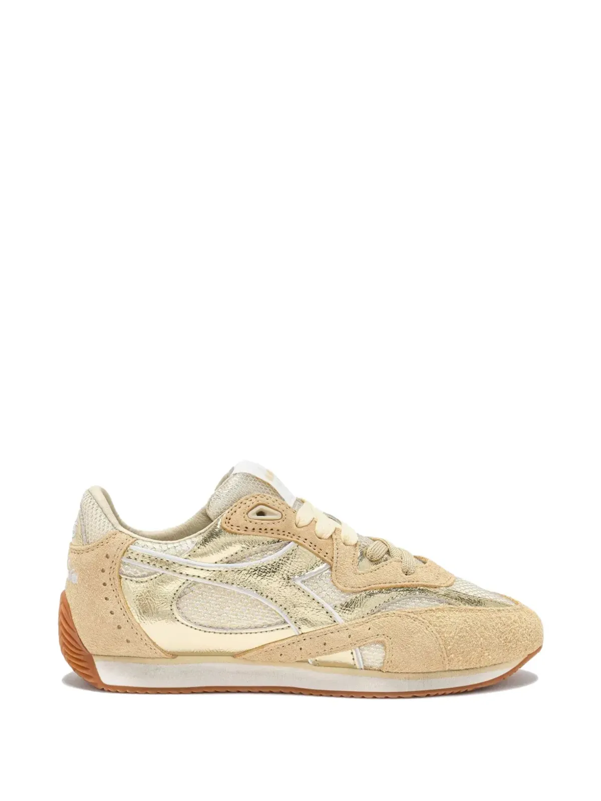 Diadora Heritage Equipe Revenge Iride パネルドスニーカー - ゴールド - 画像1