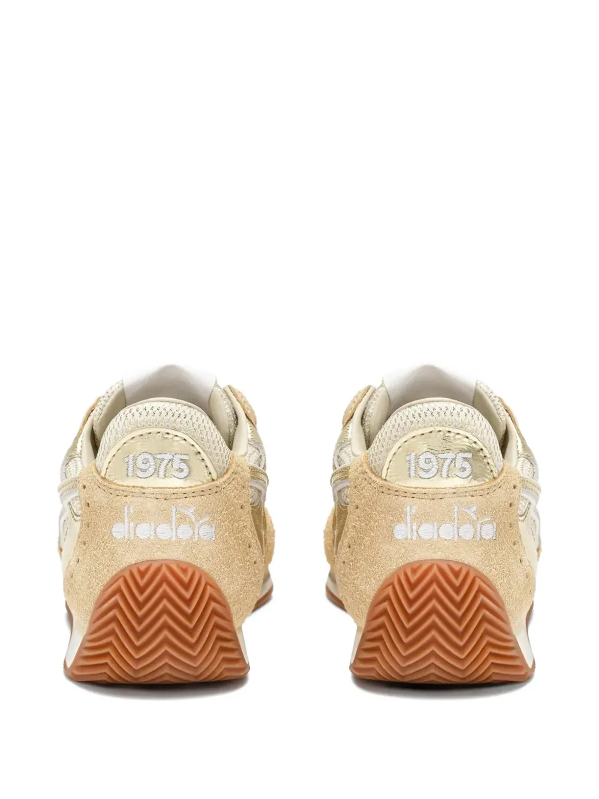 Diadora Heritage Equipe Revenge Iride パネルドスニーカー - ゴールド - 画像4
