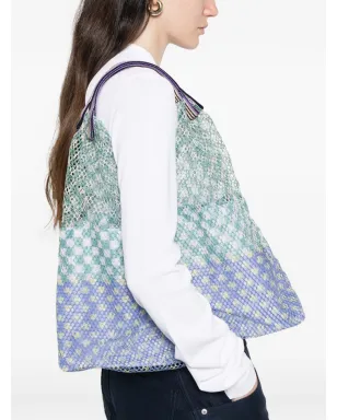 Épice Elziver patterned tote bag - Green - サムネイル2